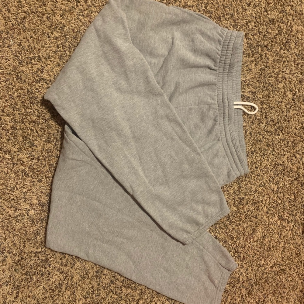 gray joggers